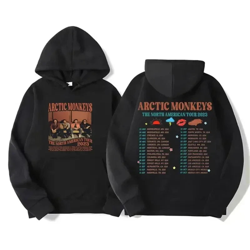 Retro Rock Arctic Monkeys Music Album Graphic Hoodies