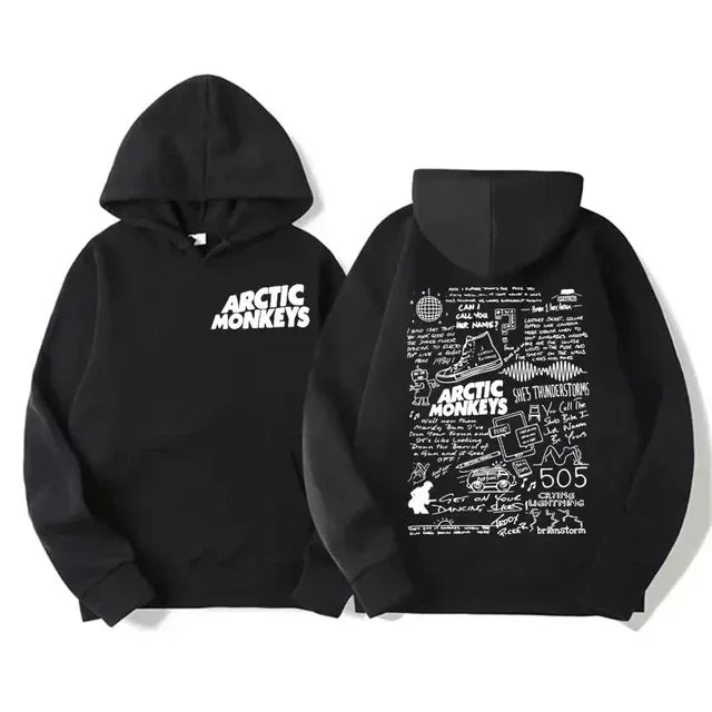 Retro Rock Arctic Monkeys Music Album Graphic Hoodies