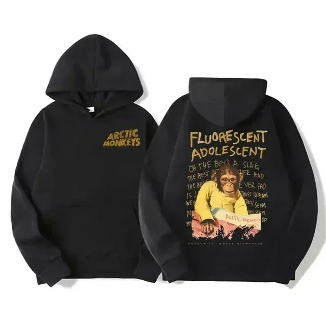 Retro Rock Arctic Monkeys Music Album Graphic Hoodies
