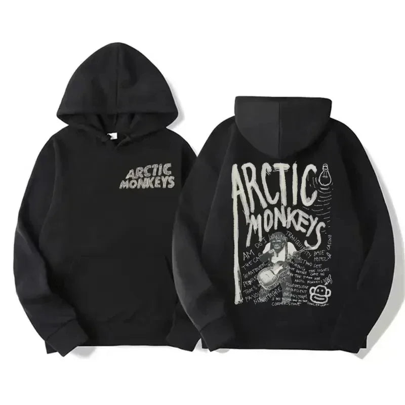 Retro Rock Arctic Monkeys Music Album Graphic Hoodies