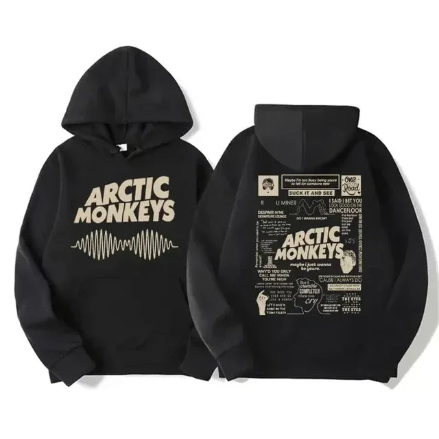 Retro Rock Arctic Monkeys Music Album Graphic Hoodies