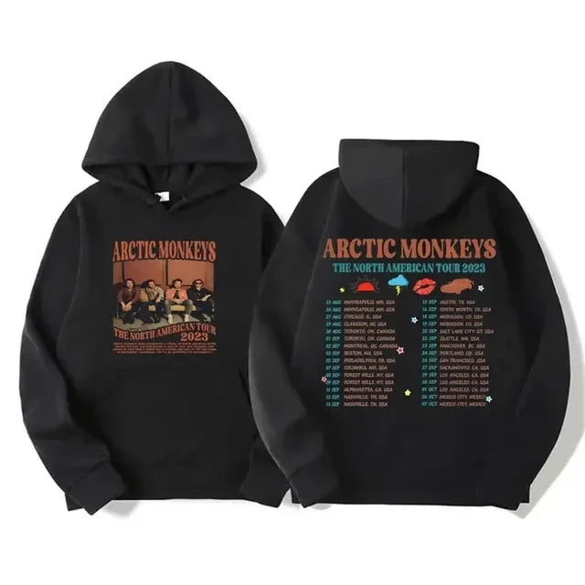Retro Rock Arctic Monkeys Music Album Graphic Hoodies